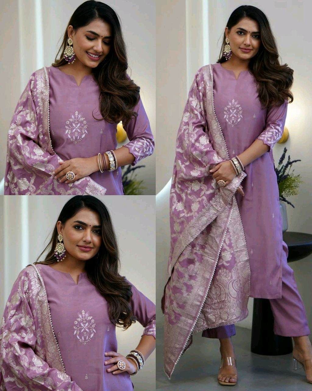 Trendy Pretty Design Straight Women Kurta Sets - Image 2