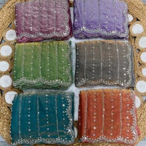 High Trending Presenting you the luxurious and glamorous hand work saree