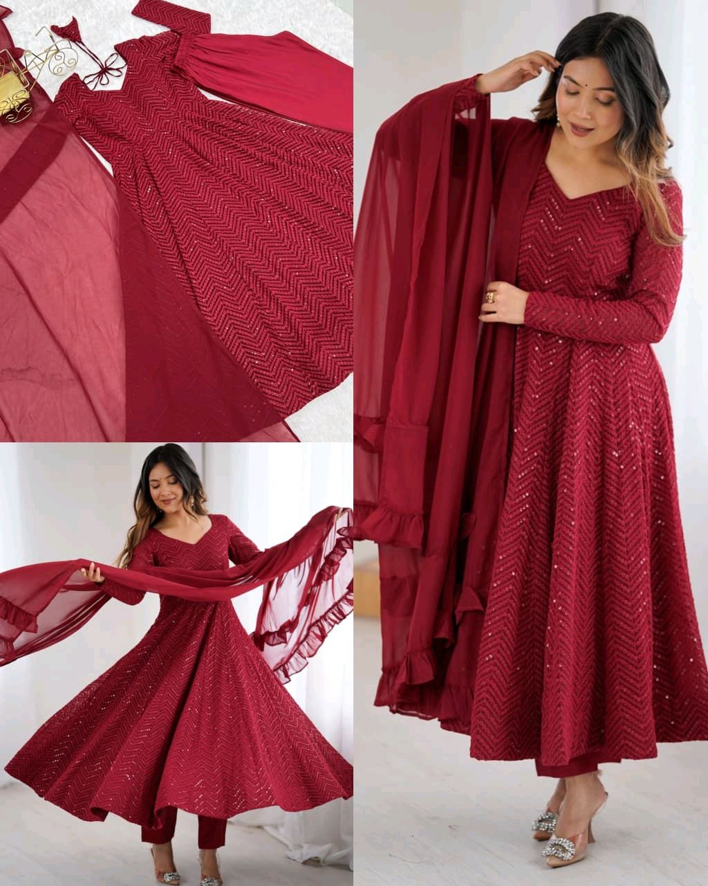 Trendy New Anarkali Arrives Fully Stitched Ready to Wear