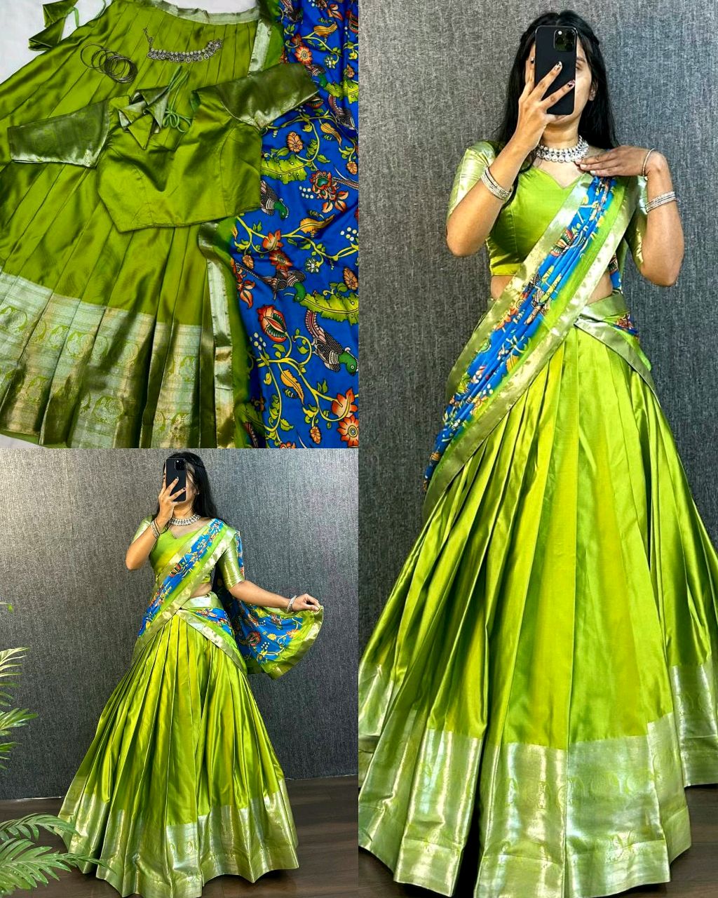 Traditional Look Ready To Wear Beautiful Festival Lehanga - Image 2