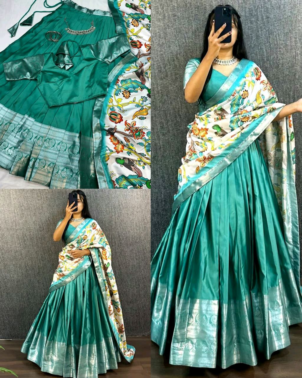 Traditional Look Ready To Wear Beautiful Festival Lehanga - Image 3