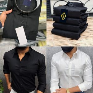 Trending Men's Wear Plain Stylish Shirts