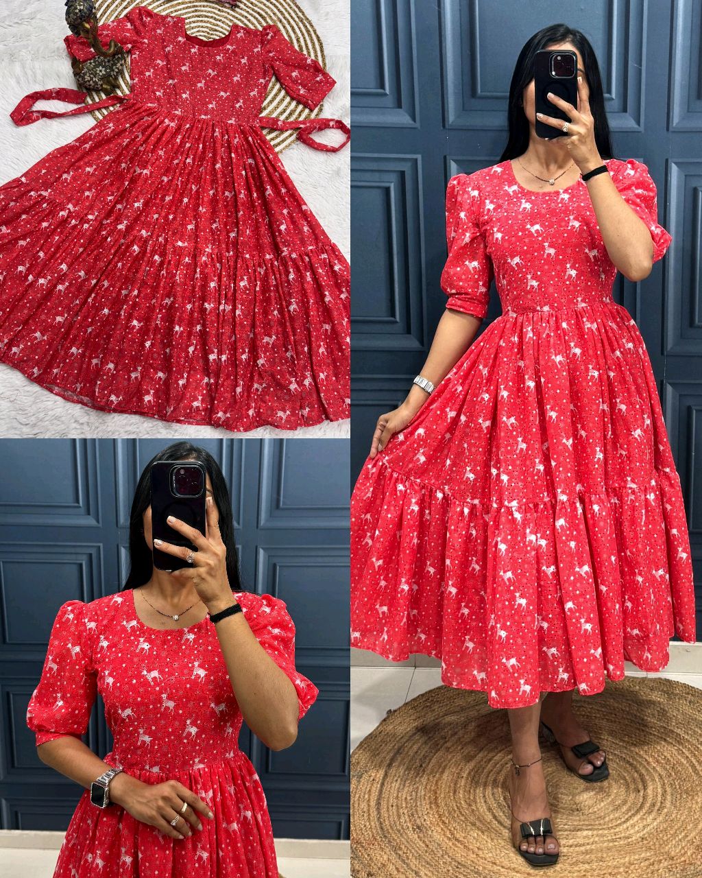 Introducing Christmas Special Hakuba Maxi Dressπ§βππ²π
π