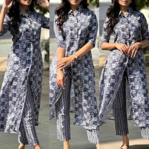 This stunning nyra cut digital printed kurti look like more gorgeous on your classic event.. 😘