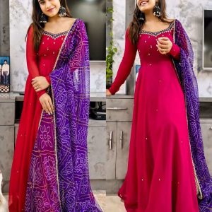 Uniquely Embriodry designed with full sleeves And Full Cut Dupatta . It is giving perfect stylish look for this season