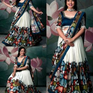 Trendy Kalamkari Lehenga for Women