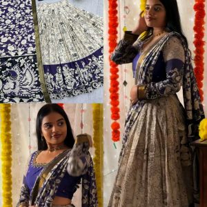 New Super Trendy Festival Special Kalamkari Lehenga choli
