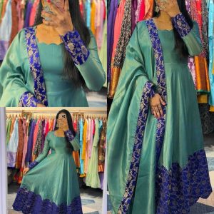 Trendy Designer Silk Gown A Beautiful Blend Of elegance and Charm For This Wedding and festival