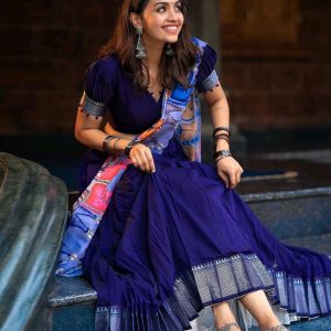 Blue Ready To Wear Lehenga