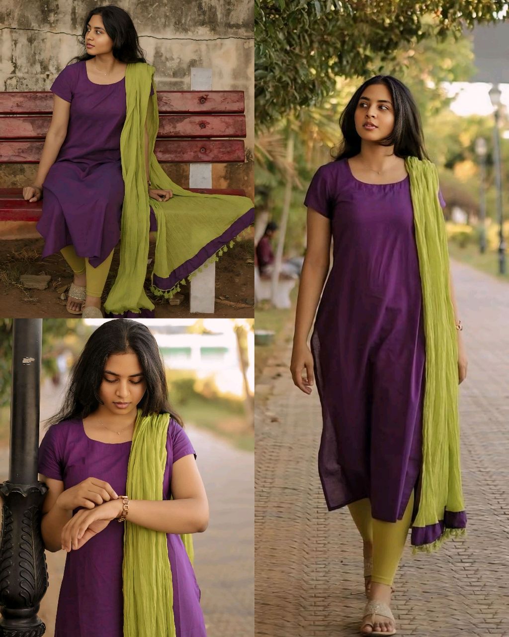 Summer season Special celebrity style for perfect Daily Routine Office work to Feel light weight (Kurti+dupatta)