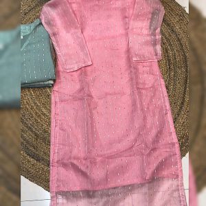 Summer Reason Special Presenting Sequence Soft georgette V shape neck light-weight kurti for daily routine office work and festive