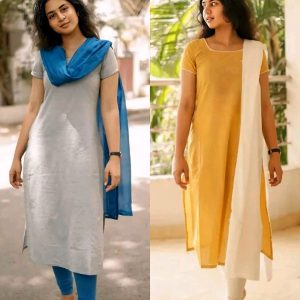 Introducing New Designer Straight Cut Kurtis with Dupatta
