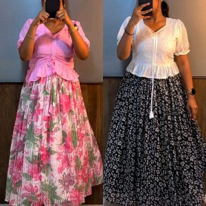 TRENDY launch Top & Skirt