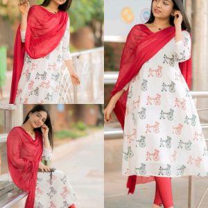 New Stylish Regular wear Kurti duptta