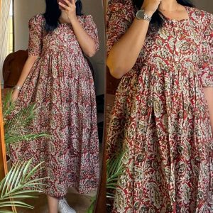 Summer New Beautiful printed Gown dress