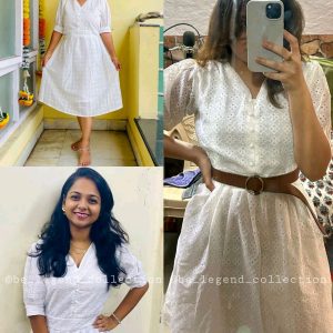 WOMEN COTTON CHICKEN MIDI