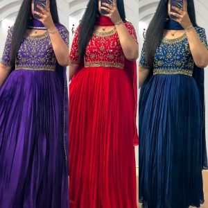 Grand Look Gown With Dupatta