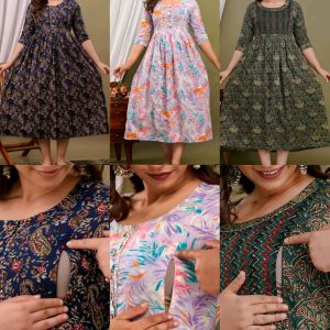 Women's Pure Cotton Printed Feeding / Maternity Wear