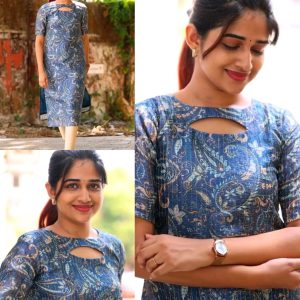 New Chanderi Cotton Kurti