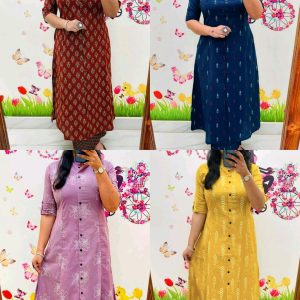 Launching Designer Co-Ords set in *Aline kurti pattern paired with Ankle length pant