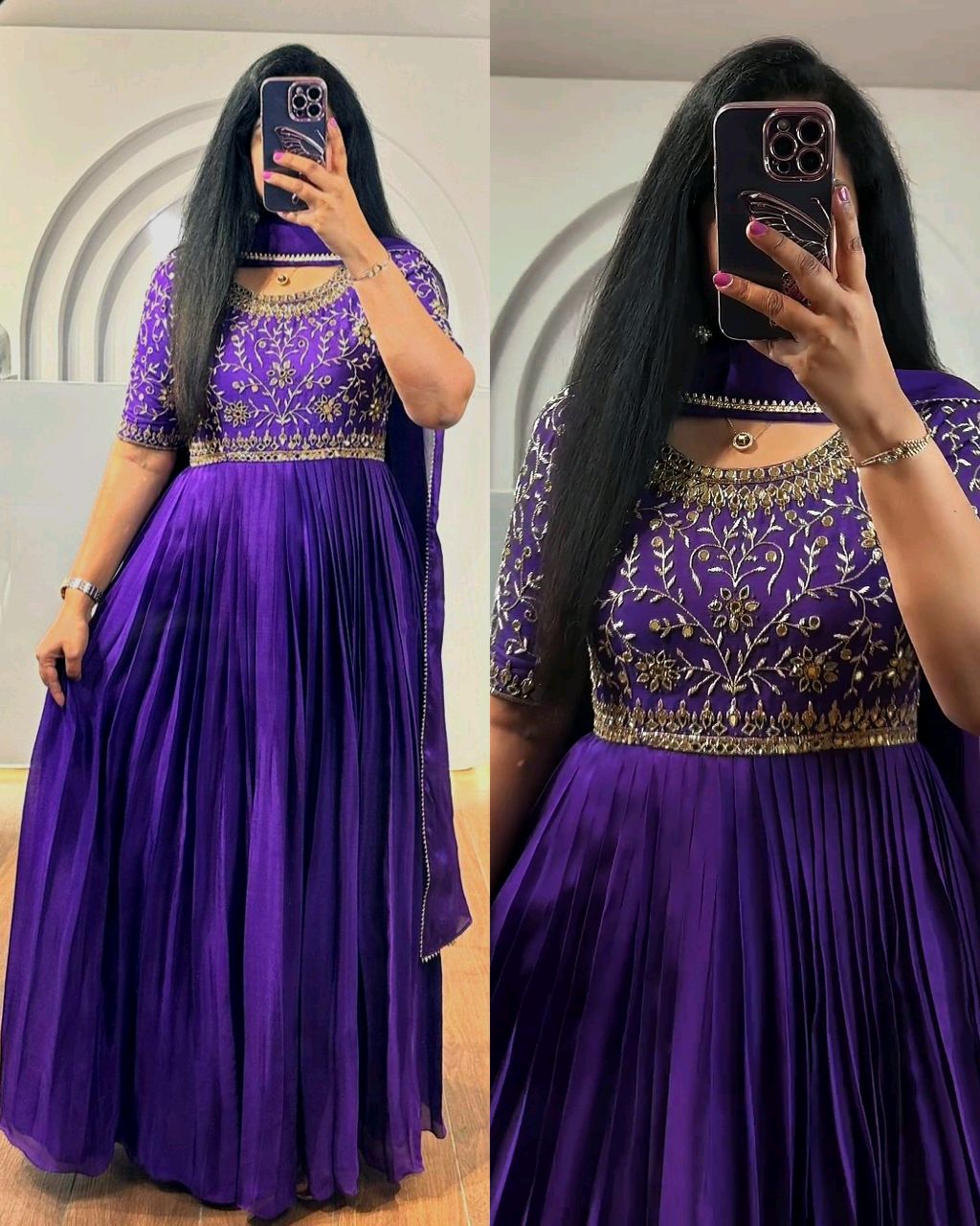 Grand Look Gown With Dupatta