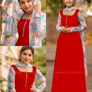 Trendy kurti with dupatta