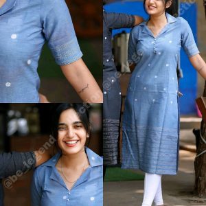 Women's Regular Fit Cotton Aline Kurti