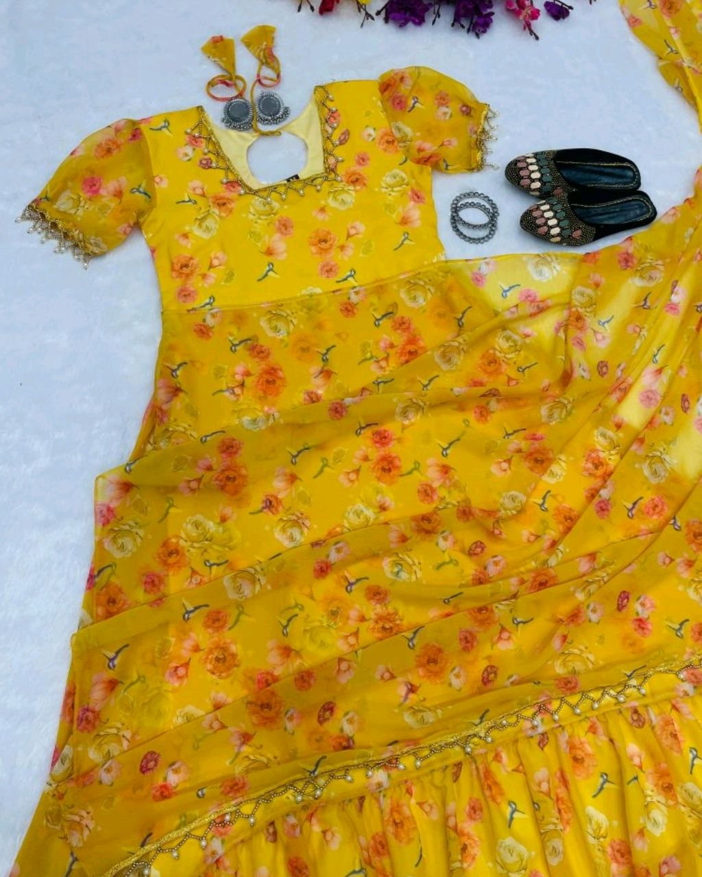 30Sec Gown Saree - Image 2