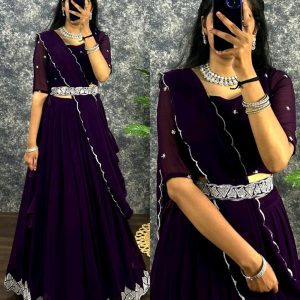 DAIMOND Fully Stitched LEHENGA