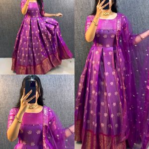 UPCOMING WEDDING SERIES GOWN WITH DUPPTA