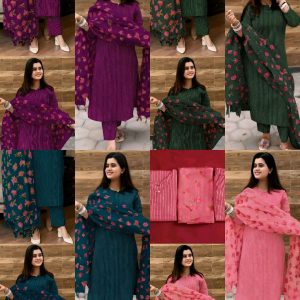 New Fabulous Full Set Kurta with Dupatta and Bottomwear