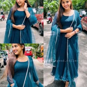 Daily Use Womens Gown With Dupatta Set Dress