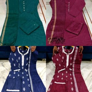 Khadi cotton daily wear kurta sets