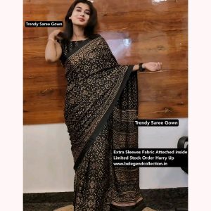 30 Secounds Gown Saree