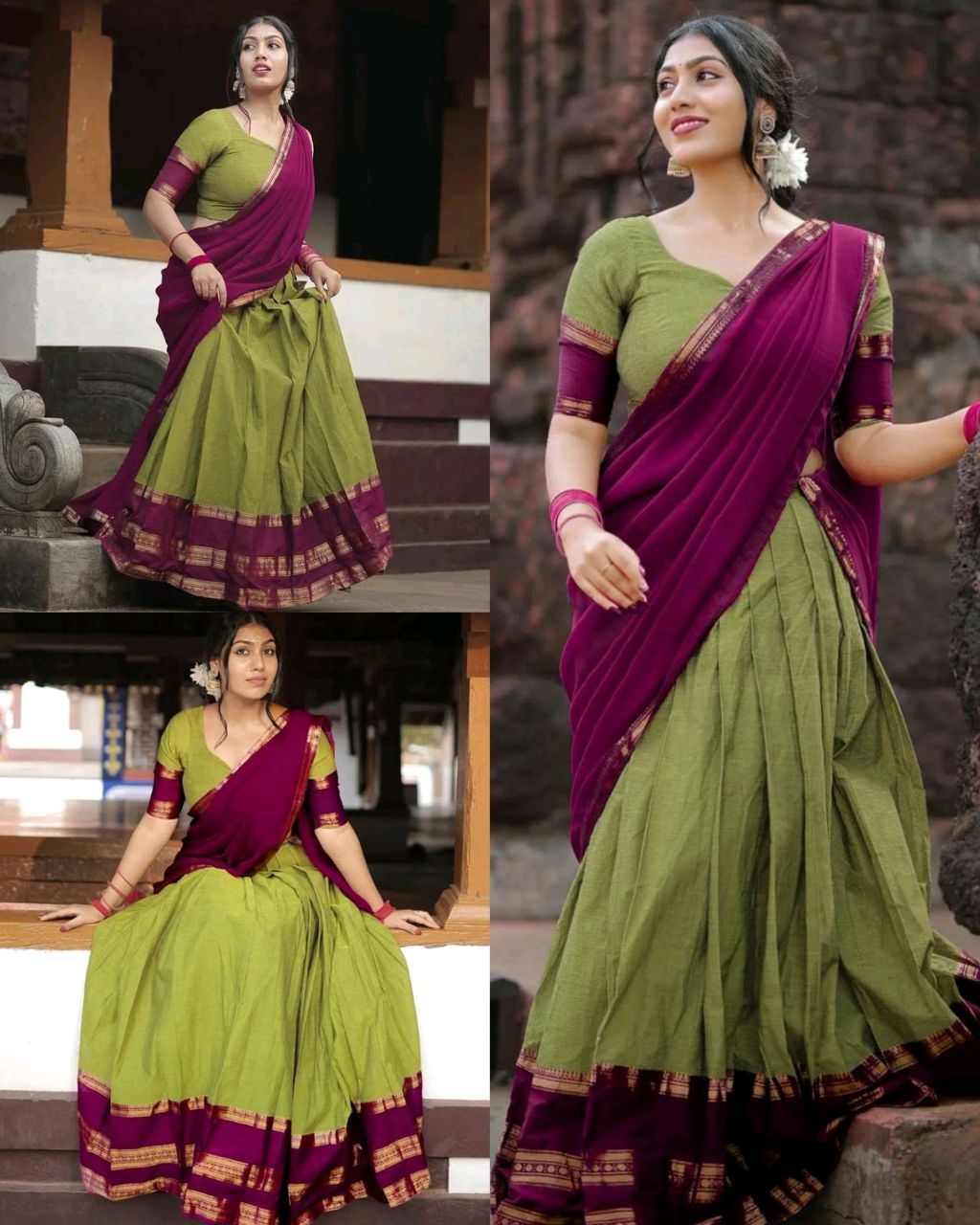 South Indian Traditional Half Saree