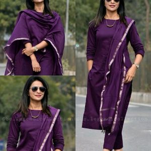 Trendy kurti and pant set With Dupatta
