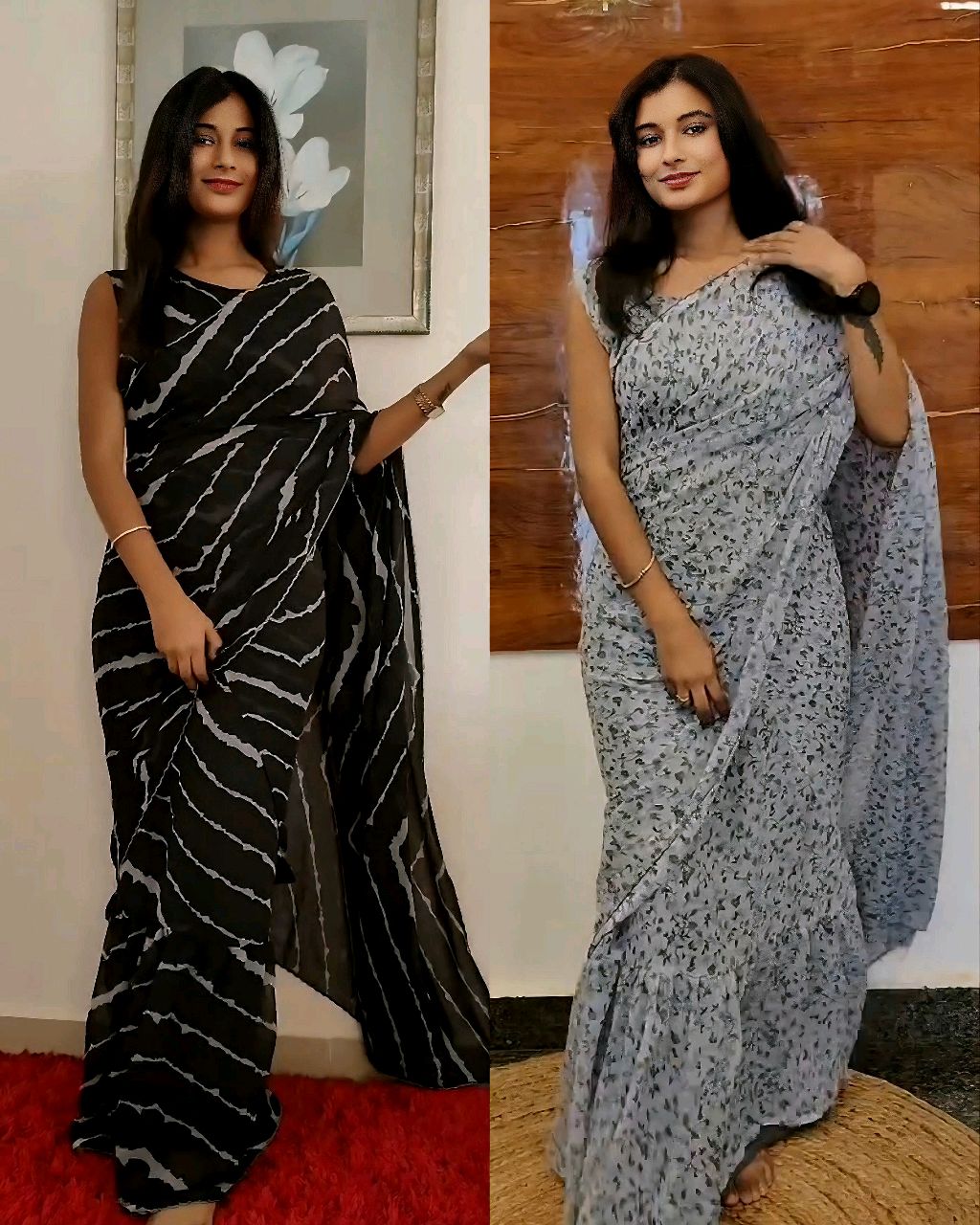 30 Secounds Gown Saree