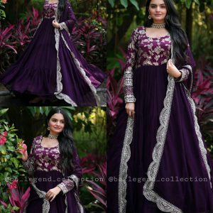 Fancy Elegant Women Gown With Dupatta