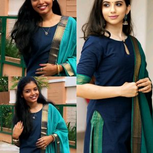 Superior And Elegant Cotton Kurta With Dupatta Set