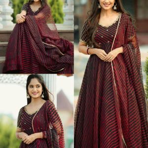 Festival special launching New Anarkali gown with Dupatta✨