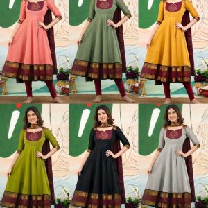 Introducing New Designer Embroidery With Jacquard Maxi