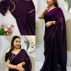 New Trending Zip & Go saree