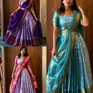 South Indian Style Half Saree