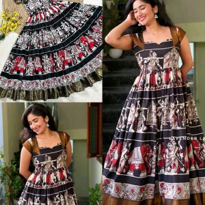 Presenting New Kalamkari special Anarkali