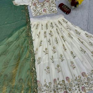 Launching Wedding wear Lehenga Choli With Cancan