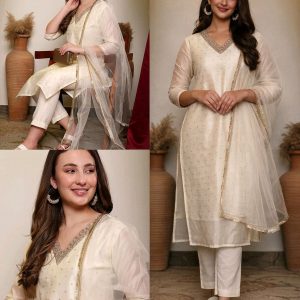 Beautiful Designer Kurti Pant With Duppata