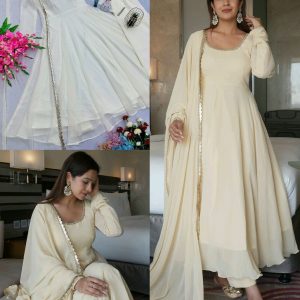 White Beautiful Super Hit Outfit