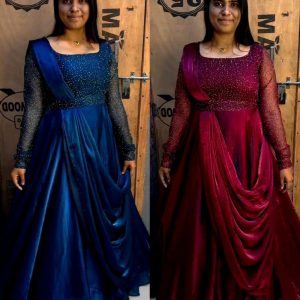 Trendy perfect party wear for upcoming festivals and functions, Extra adding dupatta and belt for looking style change multiple ways 🥳