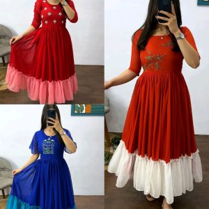 Stylish Beautiful Handwork Gowns
